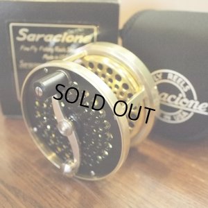 画像1: 【Saracione】ＭＡＲＫ　IV　Ｓａｌｍｏｎ fly reel 4inch シャンパンゴールド