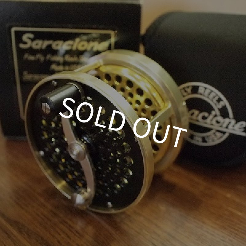 画像1: 【Saracione】ＭＡＲＫ　IV　Ｓａｌｍｏｎ fly reel 4inch シャンパンゴールド (1)