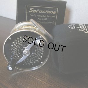 画像1: 【Saracione】MARKIV Salmon fry reel 3 1/2inch W シャンパンゴールド