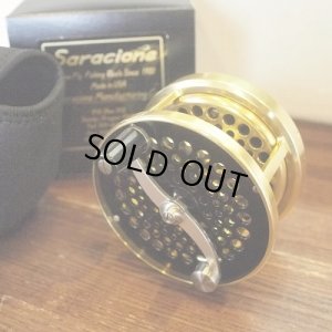 画像1: 【Saracione】ＭＡＲＫ　IV　Ｓａｌｍｏｎ fly reel 4 1/4inch　ゴールド 