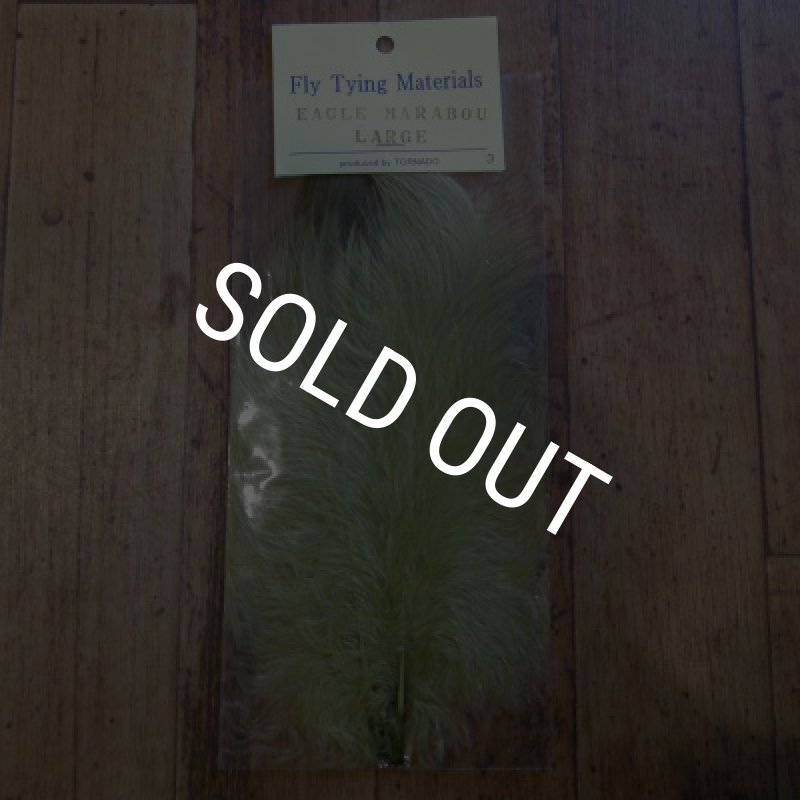 画像1: 【Tornado】 EAGLE MARABOU LARGE (３枚入り) (1)
