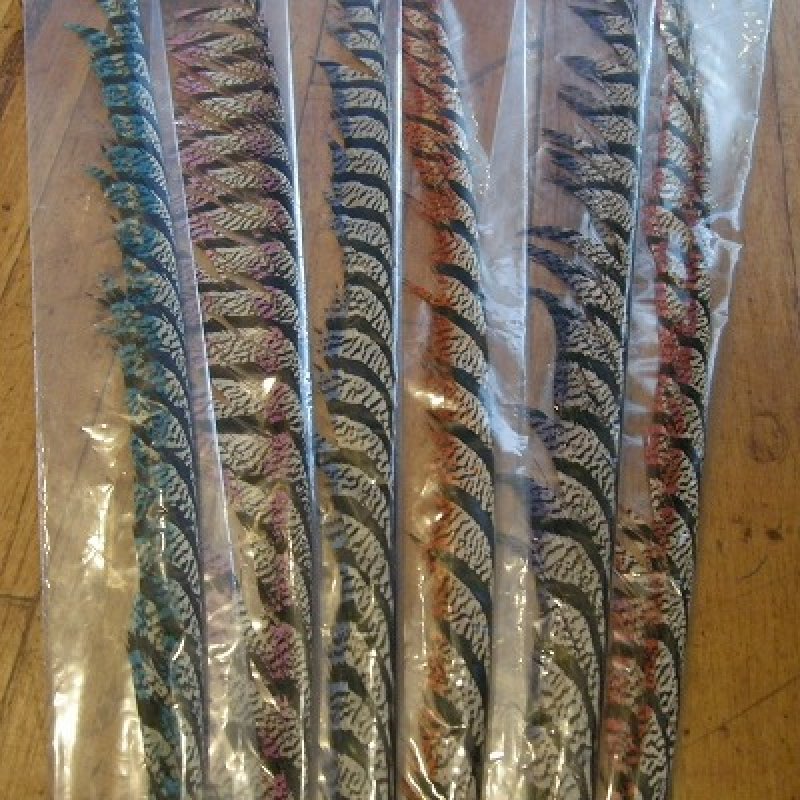 画像1: 【Spirit River】 Tipped Dyed Amherst Center Tail (1)