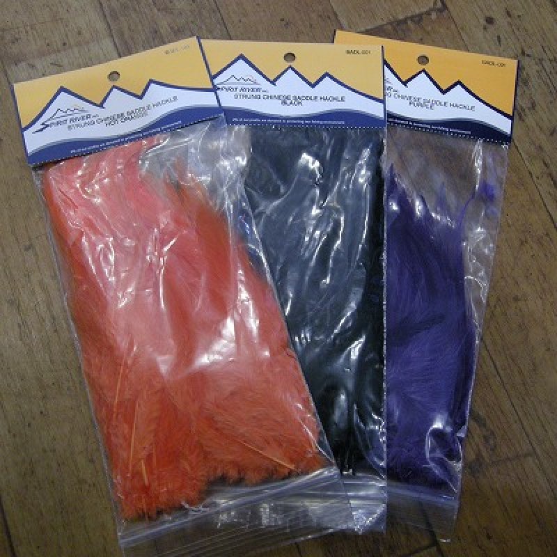 画像1: 【Spirit River】 Strung Chinese Saddle Hackle (1)