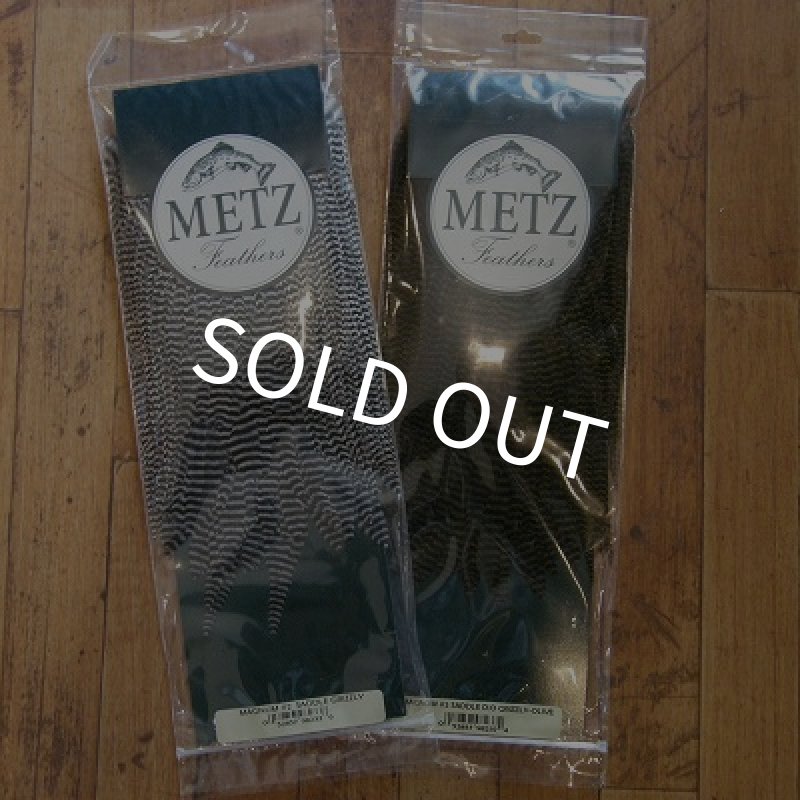 画像1: 【METZ】 Magnum Saddle Grizzly Dyed #2グレード (1)