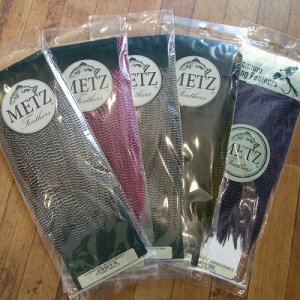 画像1: 【METZ】 Magnum Saddle Grizzly Dyed #1グレード