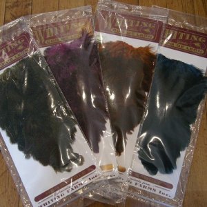 画像1: 【WHITING】 Coq de Leon Dyed Hen Saddle