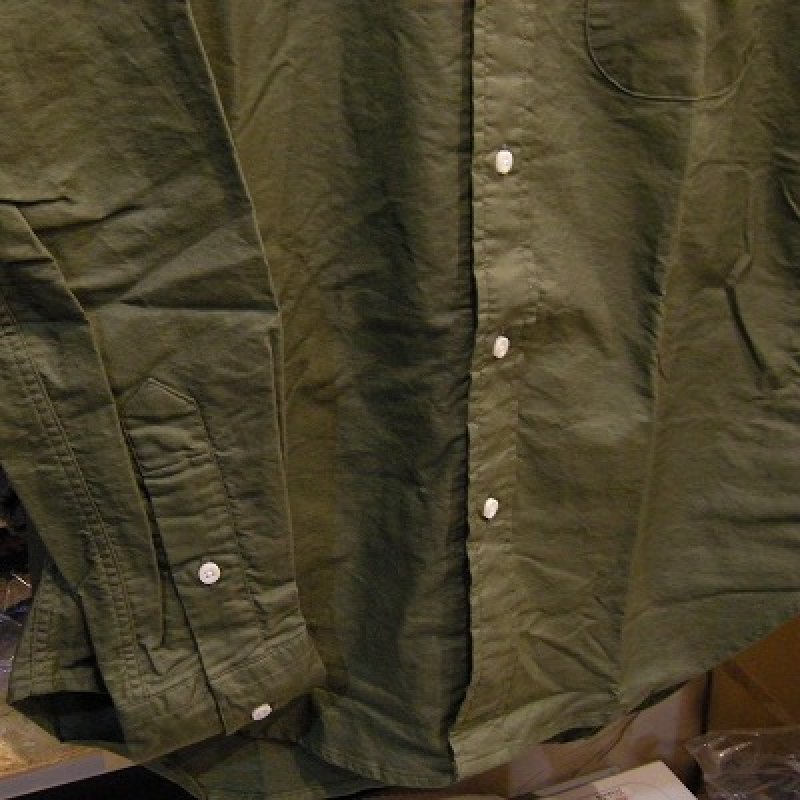 画像3: 【GITMAN BROS.】 Olive Overdye Oxford