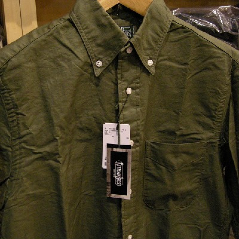 画像2: 【GITMAN BROS.】 Olive Overdye Oxford
