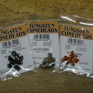 画像1: 【WAPSI】 Tungsten Cone Heads (Lサイズ)