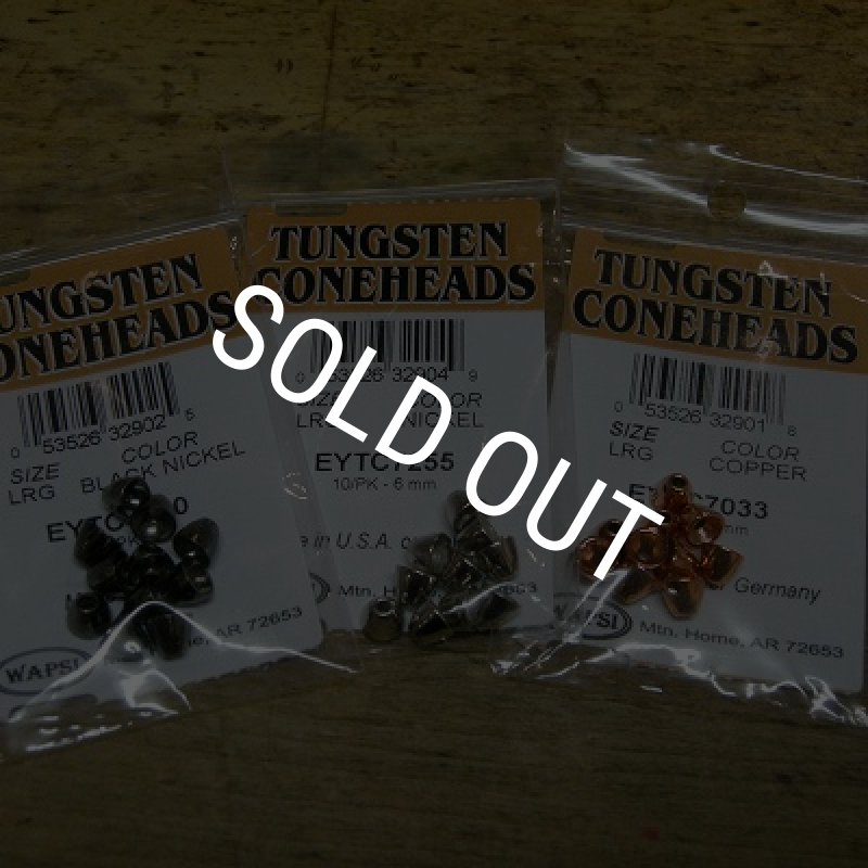 画像1: 【WAPSI】 Tungsten Cone Heads (Lサイズ) (1)