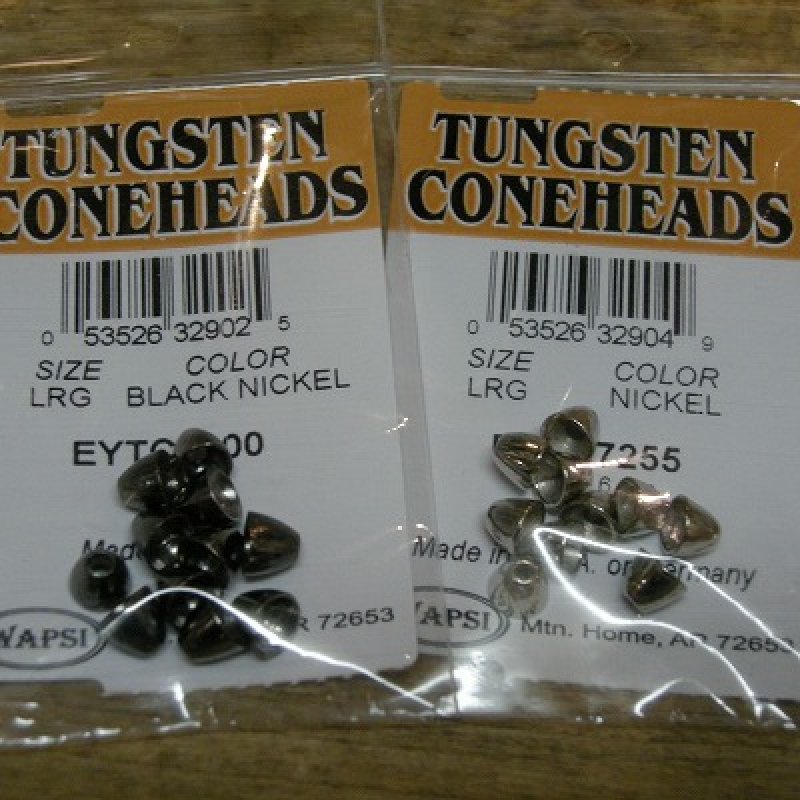画像1: 【WAPSI】 Tungsten Cone Heads (Lサイズ)