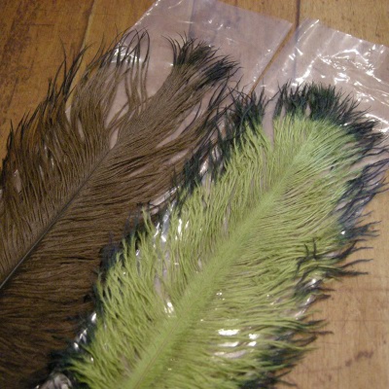 画像1: 【Spirit River】 Tiny Tip Dyed Ostrich