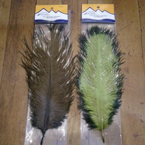 画像1: 【Spirit River】 Tiny Tip Dyed Ostrich