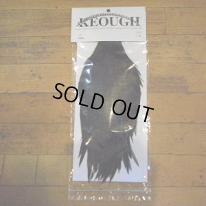 画像1: 【KEOUGH】　BLACK　コックネックハックル　＃2