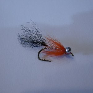 画像1: 【Aqua Flies】 Silver Comet (Silver/Black/Orange)