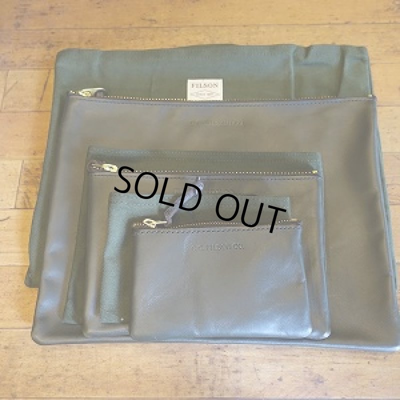 画像1: 【FILSON】 LEATHER POUCH (S) (M) (L) (1)