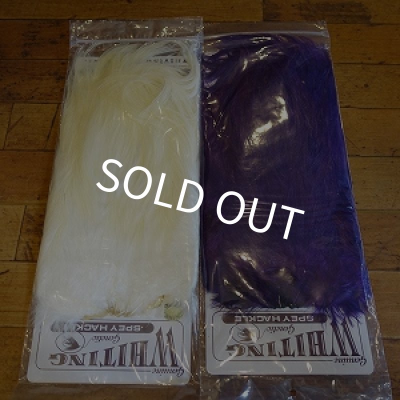 画像3: 【WHITING】 Spey Hackle Saddle SILVER GRADE (3)