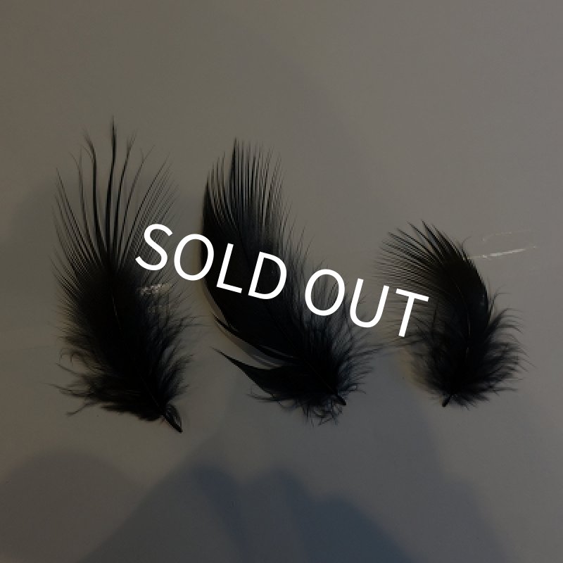 画像1: 【CANAL】 Grey heron Dyed Black XS (1)