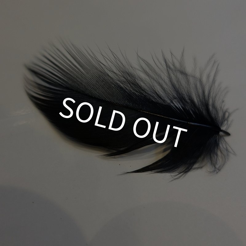 画像2: 【CANAL】 Grey heron Dyed Black XS (2)