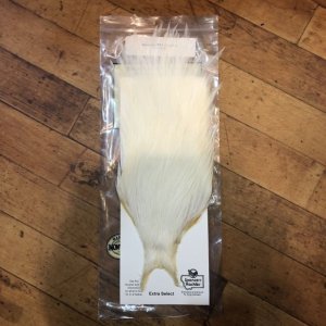 画像1: 【Spencer'sHackles】 Spencer Hackle Cock Neck Extra Select White #1 (SALE)