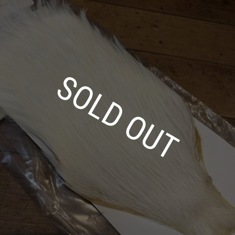 画像2: 【Spencer'sHackles】 Spencer Hackle Cock Neck Extra Select White #1 (SALE) (2)