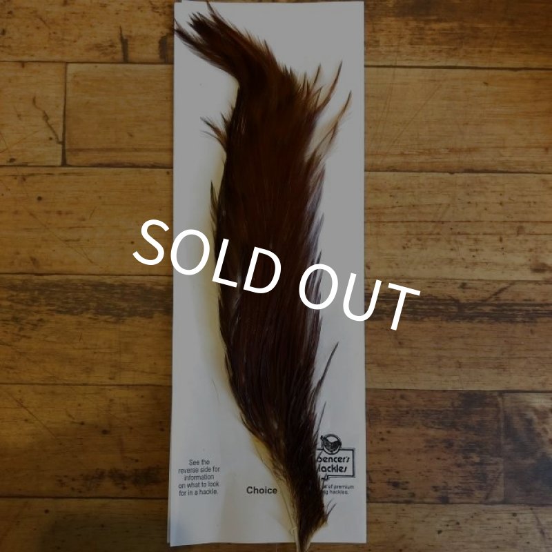 画像1: 【Spencer'sHackles】 1/2 Cock Neck Choise Brown #3 (SALE)  (1)