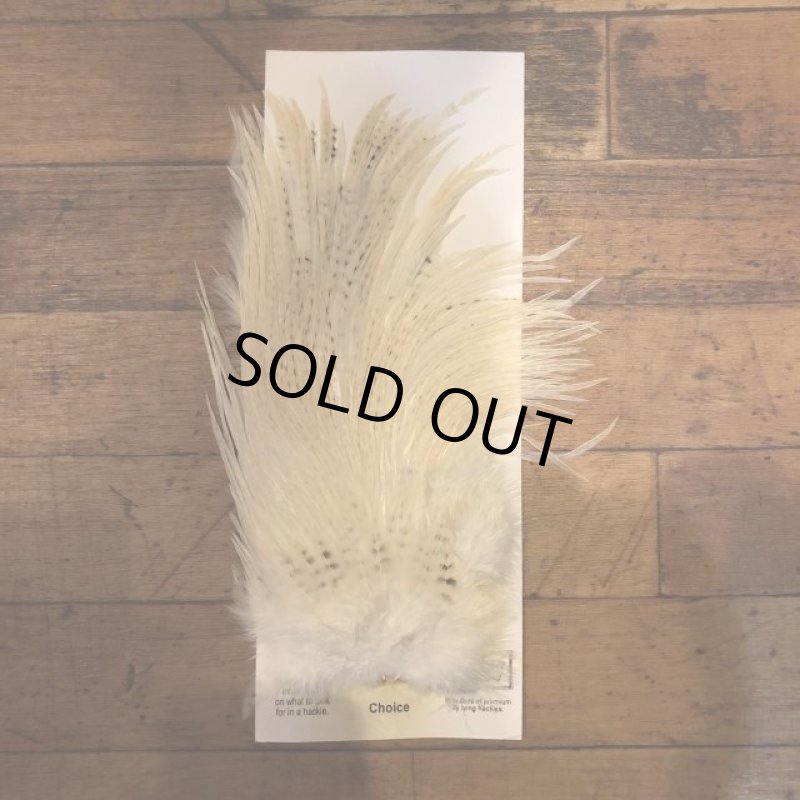 画像2: 【Spencer'sHackles】 Cock Saddle Choise BARRED WHITE #3 (SALE) (2)