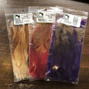 画像1: 【HARELINE】 6-7" Woolly Bugger Saddle Hackle