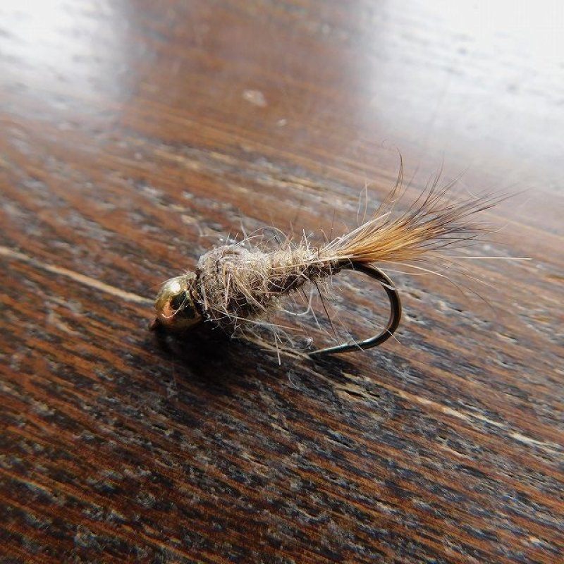 画像1: 【完成品フライ】 ビーズヘッド ヘアーズイヤーニンフ (1)