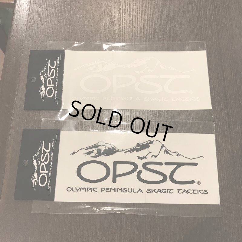 画像1: 【OPST】 クリアステッカー L (1)