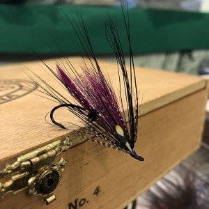 画像1: 【ATLANTICFLIES】 LeBlanc's Purple Spey Black