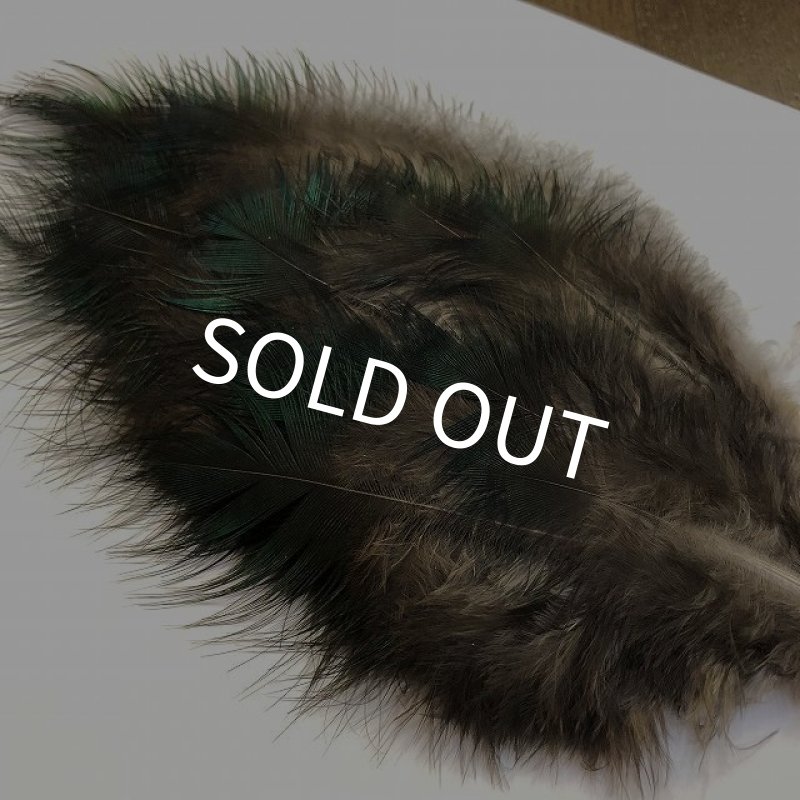 画像2: 【CANAL】 PEACOCK MARABOU PATCH (2)