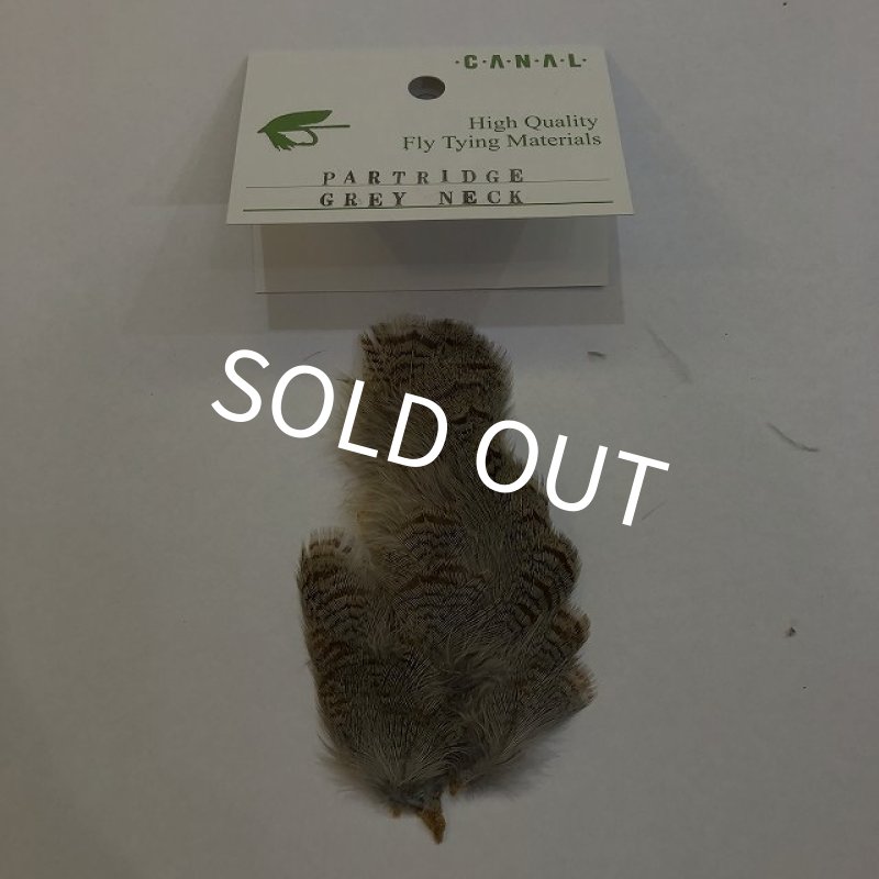 画像1: 【CANAL】 PARTRIDGE GREY NECK PATCH(パートリッジ) (1)