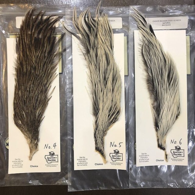 画像2: 【Spencer'sHackles】 1/2 Cock Neck Choise Badger #3 (SALE)