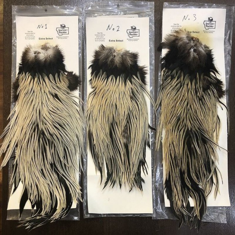 画像1: 【Spencer'sHackles】 Cock Saddle Extra Select Badger #1 (SALE)