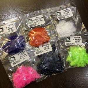 画像1: 【Hareline】 Frizzle Chenille 5/8" 15mm