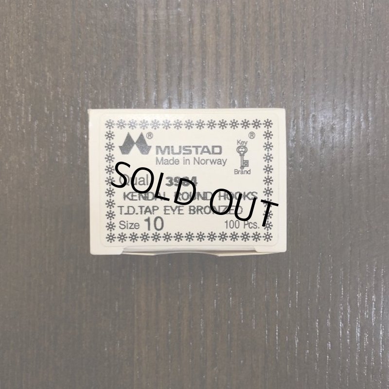 画像1: 【Mustad】kendal round hooks 3984 100pc(SALE) (1)