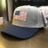 画像1: 【Scott】 SCOTT HEATHER GREY & NAVY HAT AMERICAN FLAG PATCH (1)