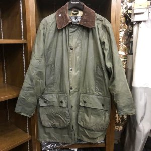 画像1: 【Barbour】 BORDER WAXED COTTON JACKET C38(USED)