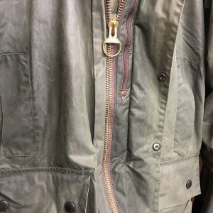 画像5: 【Barbour】 BORDER WAXED COTTON JACKET C38(USED)
