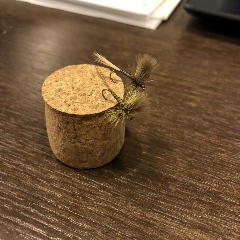 画像1: 【完成品フライ】 ファンハックルドライ (1)