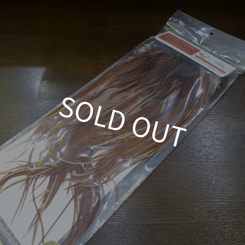 画像1: 【WHITING】 Rooster Saddle Pro Grade Brown #14-16 (1)