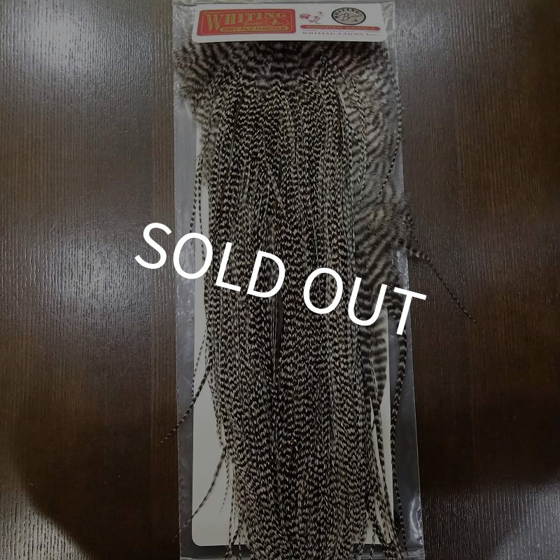 画像1: 【WHITING】 ROOSTER SADDLE BronzeGrade Grizzly #14-16 No.2 (1)