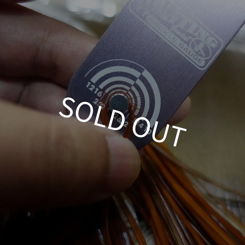 画像2: 【WHITING】 Rooster Saddle Pro Grade Brown #14-16 (2)