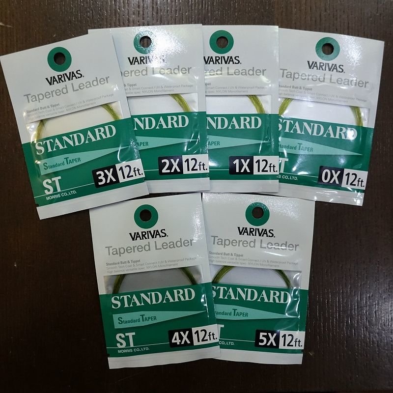 画像1: 【VARIVAS】テーパードリーダー スタンダード ST ナイロン 12ft (1)