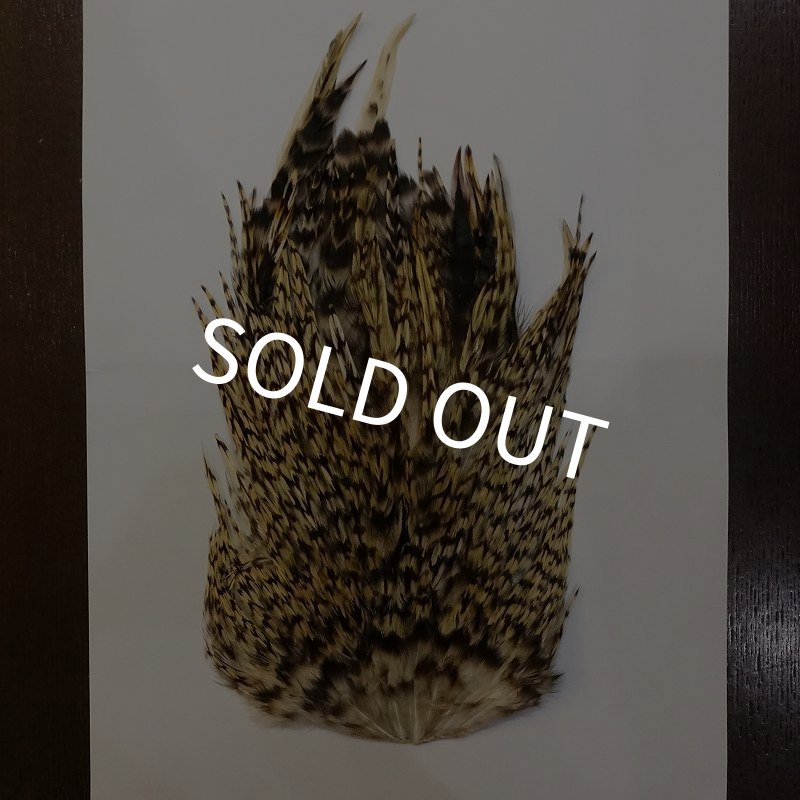 画像2: 【ANGLE】インドコックサドルパッチ(グリズリー) (2)