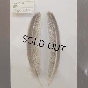 画像4: 【CANAL】 Turkey Quill Grey Speckled No.2(2)