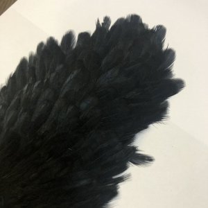 画像3: 【ANGLE】ソフトハックルヘンサドル パッチ HEN SADDLE - BLACK