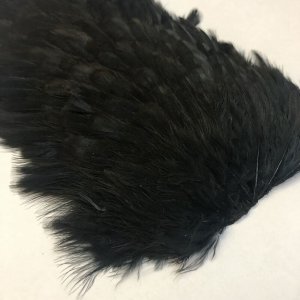 画像2: 【ANGLE】ソフトハックルヘンサドル パッチ HEN SADDLE - BLACK