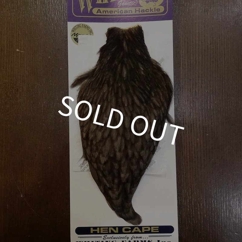 画像1: 【WHITING】American Hen Cape - NATURAL DARK DUN (1)